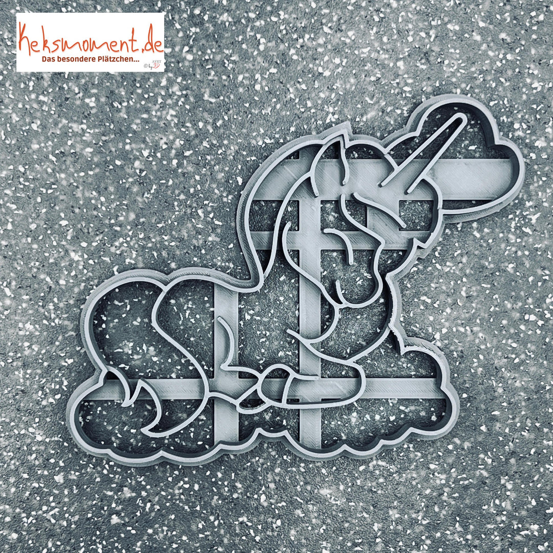 Unicorn cookie cutter