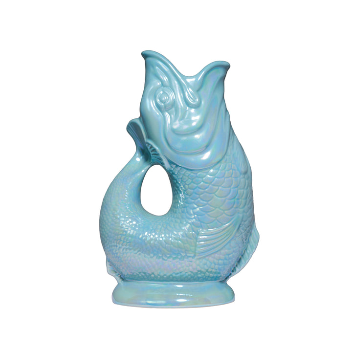 Autenthique Carafe GlouGlou Poisson | Gluggle jug | Eau du Nil irisé