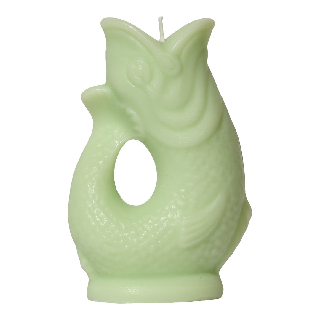 Bougie poisson Gluggle jug | Vert clair