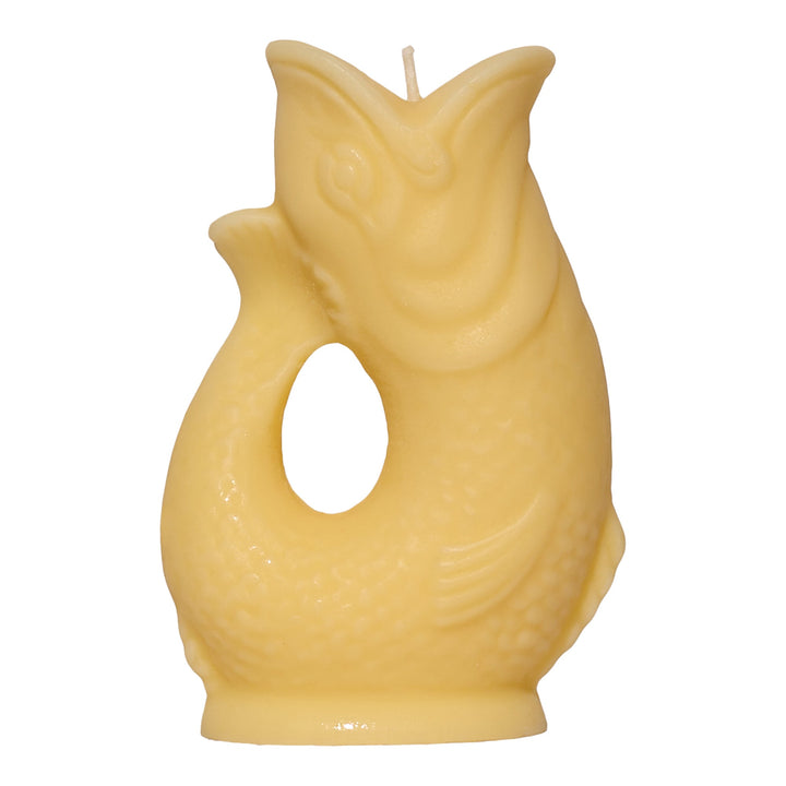 Bougie poisson Gluggle jug | Jaune