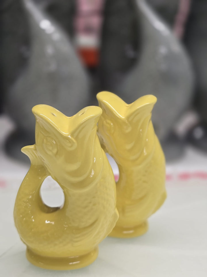 Gluggle Jug Salt and Pepper Shakers | Yellow