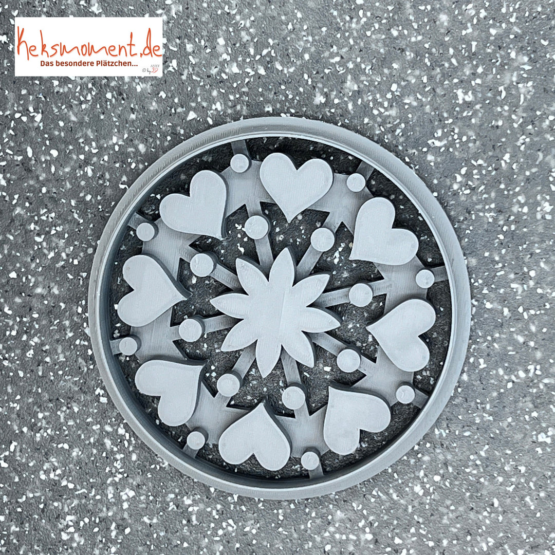 Heart Mandala Cookie Cutter
