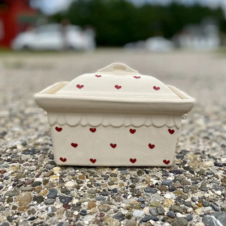 Terrine rectangulaire blanc hertzele Terrines Poterie Beck