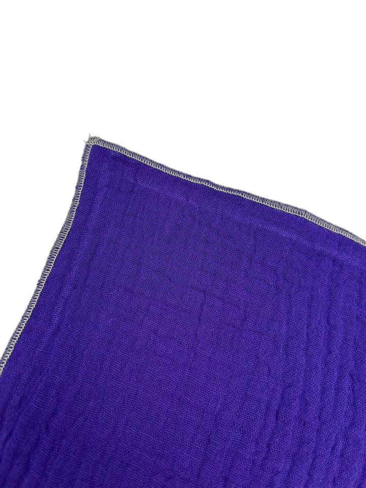 Set of 4 Napkins – Cotton Gauze – Tawny and Purple Leopard – 40x40 cm