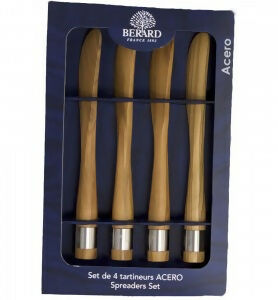 Set de 4 couteaux ACERO à tartiner Tartineurs Bérard France