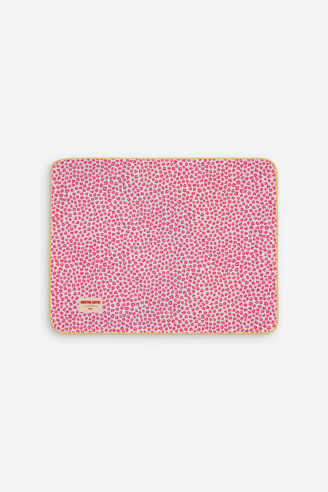 Reversible placemat with Graou and pink tie-dye pattern - Graou Pink - Set of 2