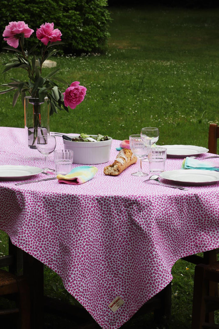Nappe d'été Motif Graou rose