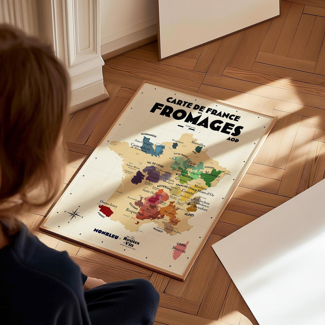 AOP x Monbleu Cheese Map