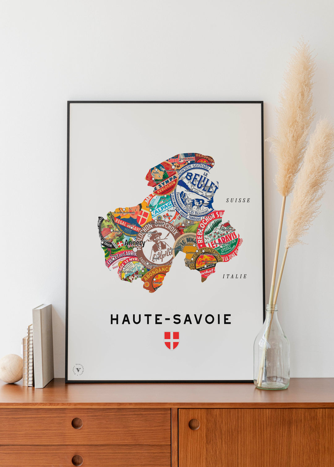 Les Fromages de Haute-Savoie Affiches Atelier Vauvenargues