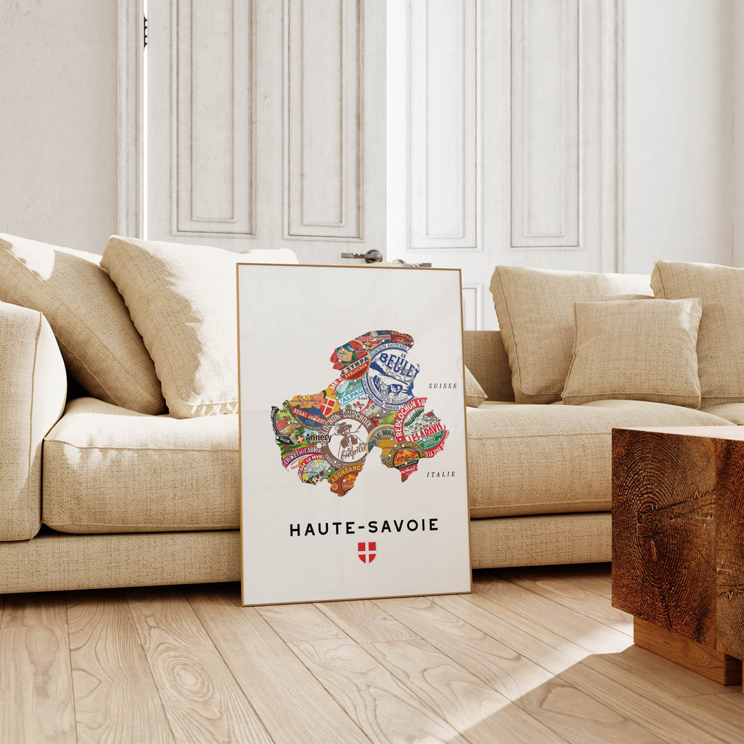 Les Fromages de Haute-Savoie Affiches Atelier Vauvenargues