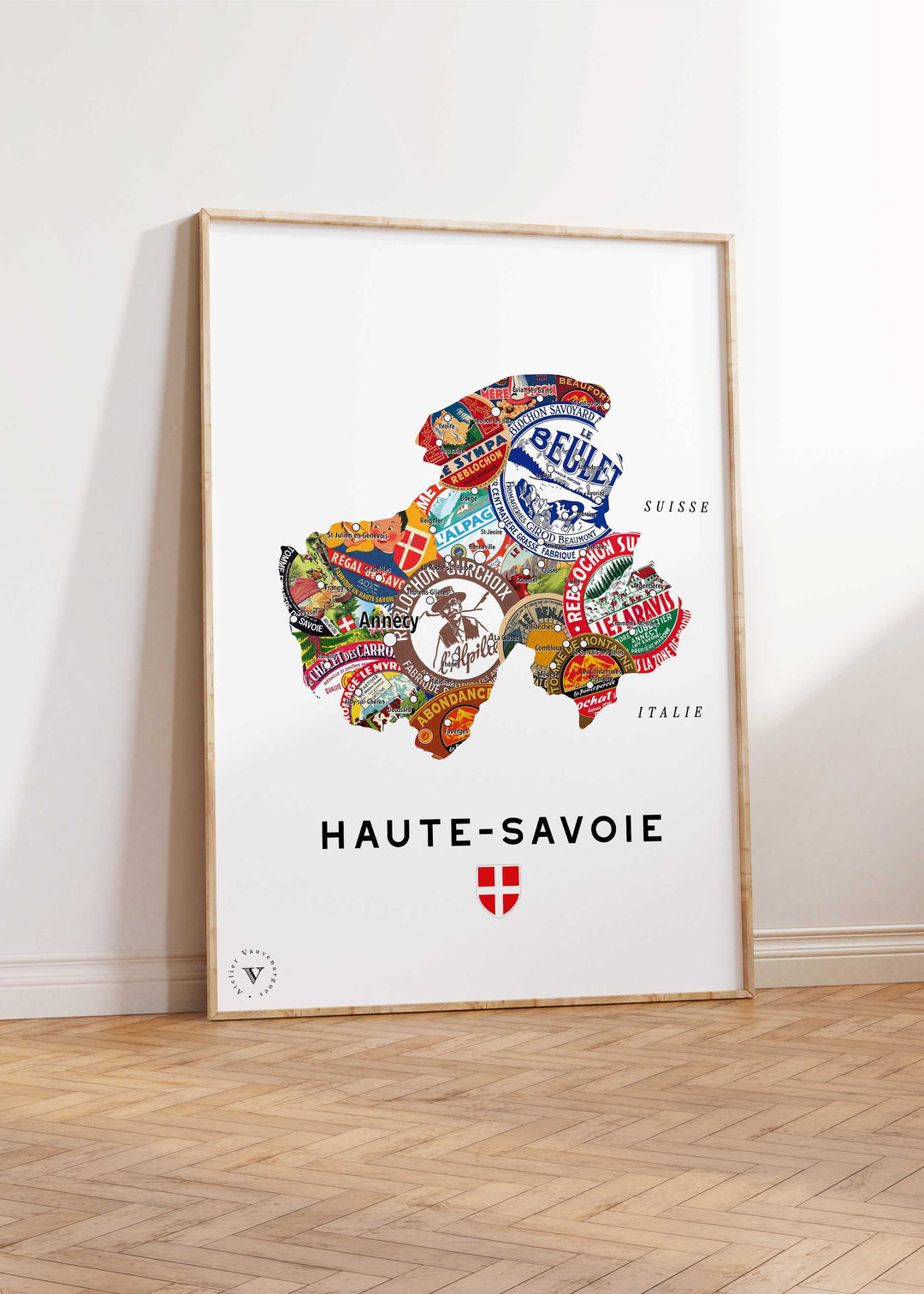 Les Fromages de Haute-Savoie Affiches Atelier Vauvenargues