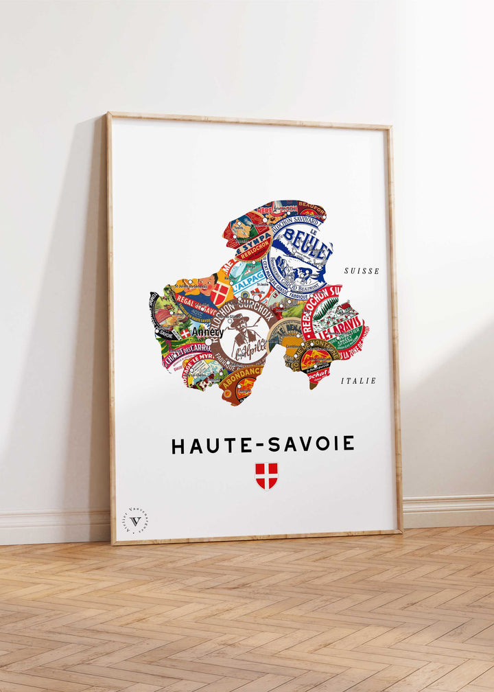Les Fromages de Haute-Savoie Affiches Atelier Vauvenargues