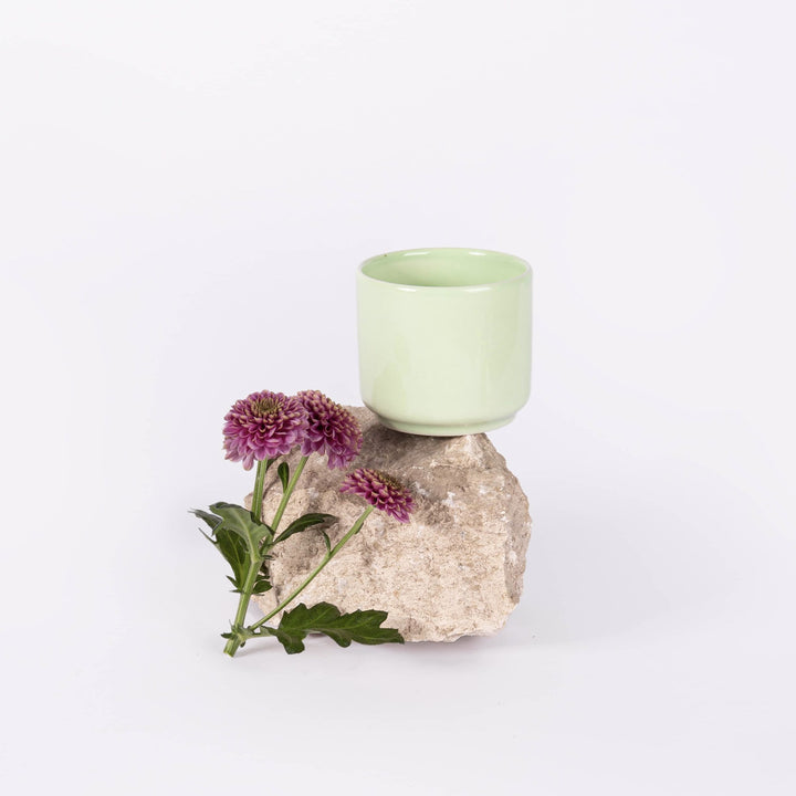 Tasse à café en porcelaine - Vert amande Tasses Ogre la Fabrique