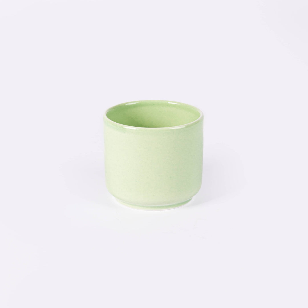 Tasse à café en porcelaine - Vert amande Tasses Ogre la Fabrique