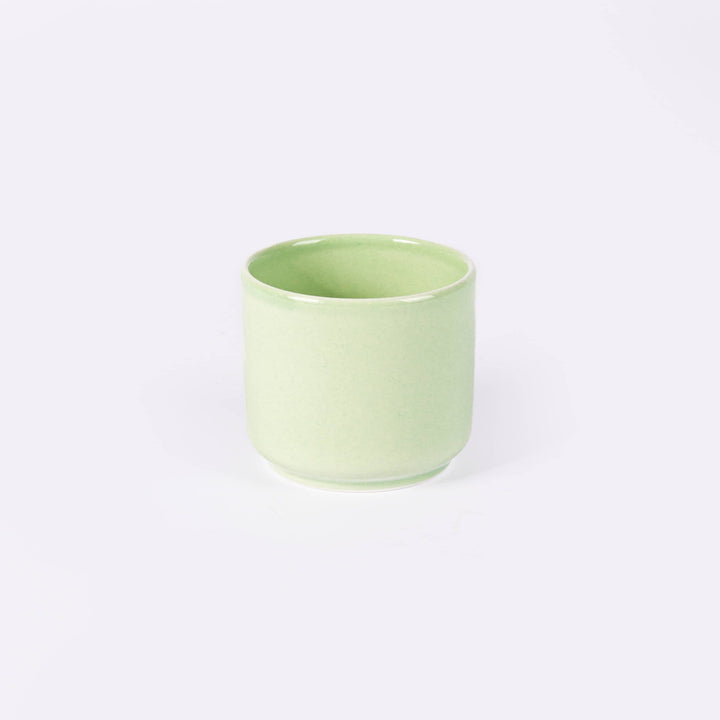 Tasse à café en porcelaine - Vert amande Tasses Ogre la Fabrique