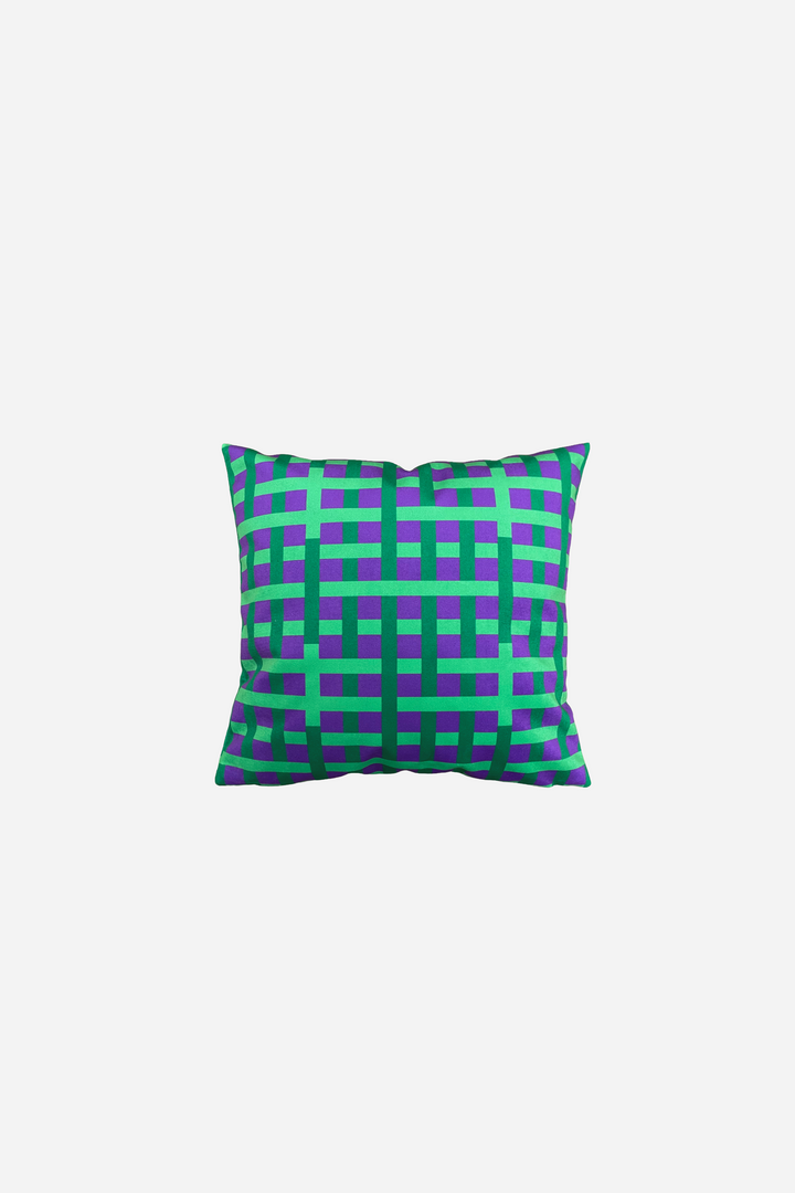 Jean - Coussin velours au motif Neon Tile
