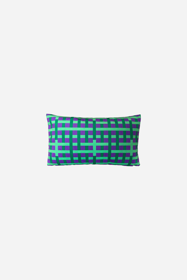 Jean - Coussin velours au motif Neon Tile