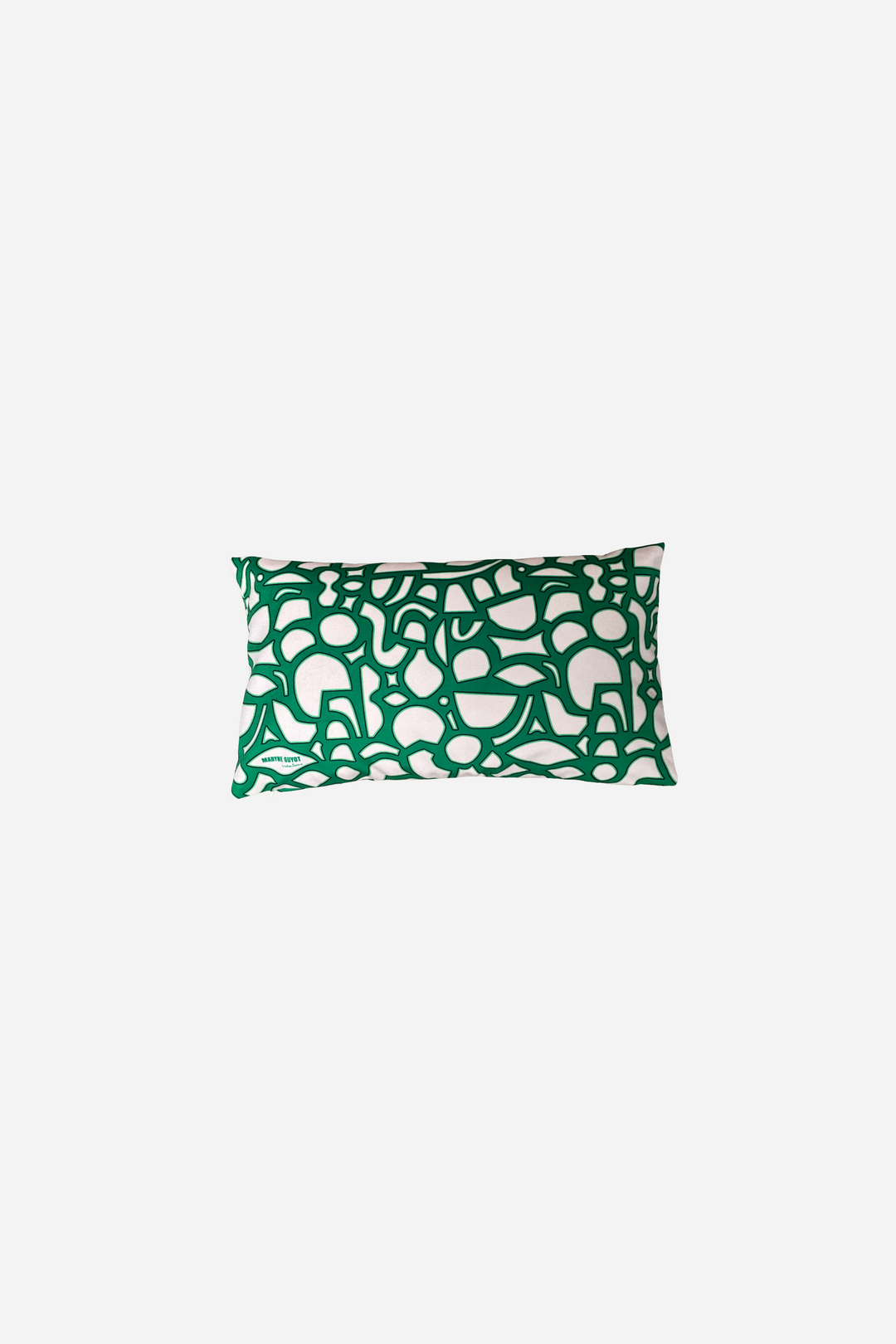 Jacques - Velvet cushion with spiral pattern
