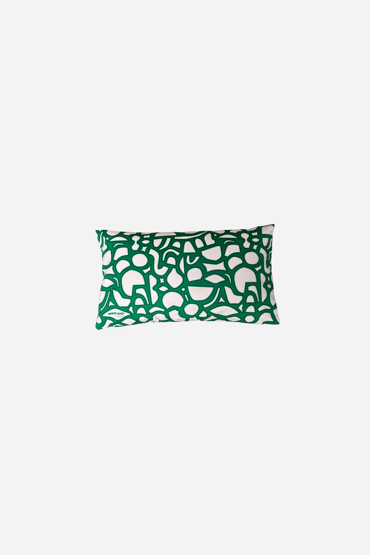Jacques - Velvet cushion with spiral pattern