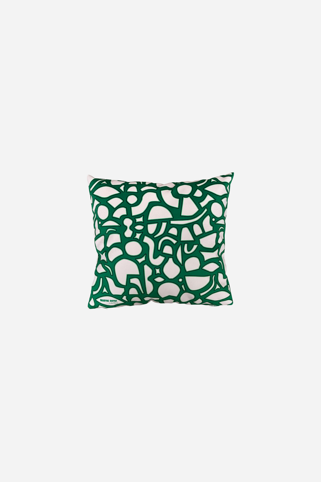 Jacques - Velvet cushion with spiral pattern