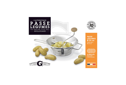 Passe légumes plastique premium Vert - 3 grilles Passe-légumes Guillouard