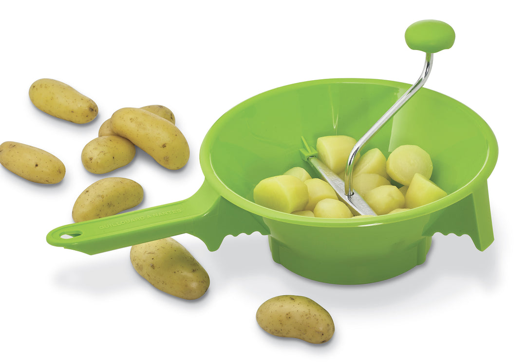 Passe légumes plastique premium Vert - 3 grilles Passe-légumes Guillouard