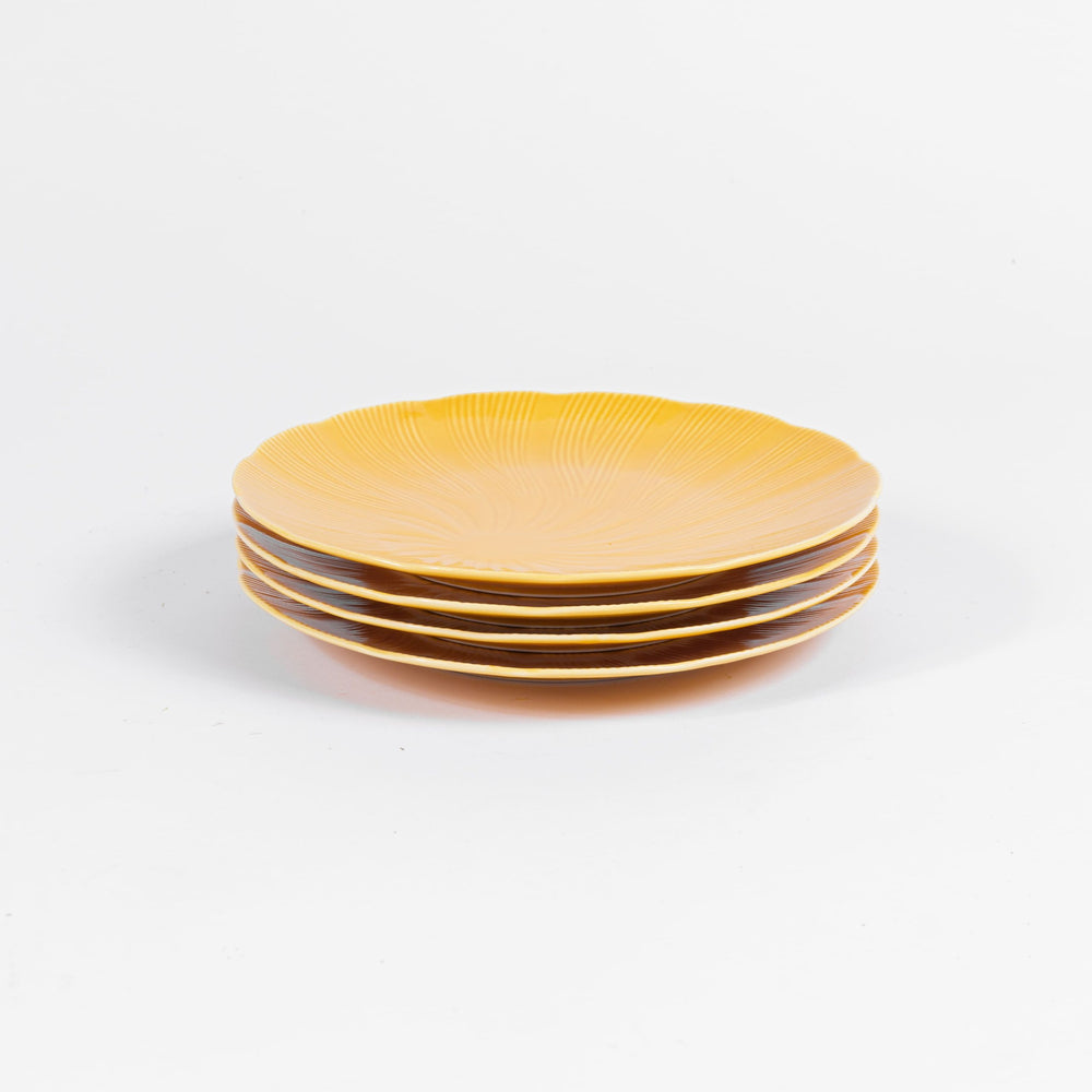 L'assiette à dessert en porcelaine Tahiti - Jaune Assiettes à dessert Ogre la Fabrique