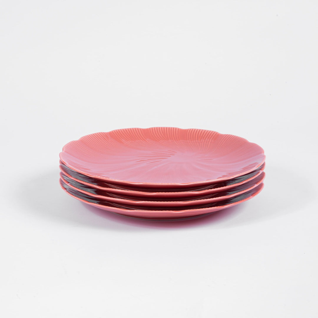 L'assiette plate en porcelaine Tahiti - Terracotta Assiettes à diner Ogre la Fabrique
