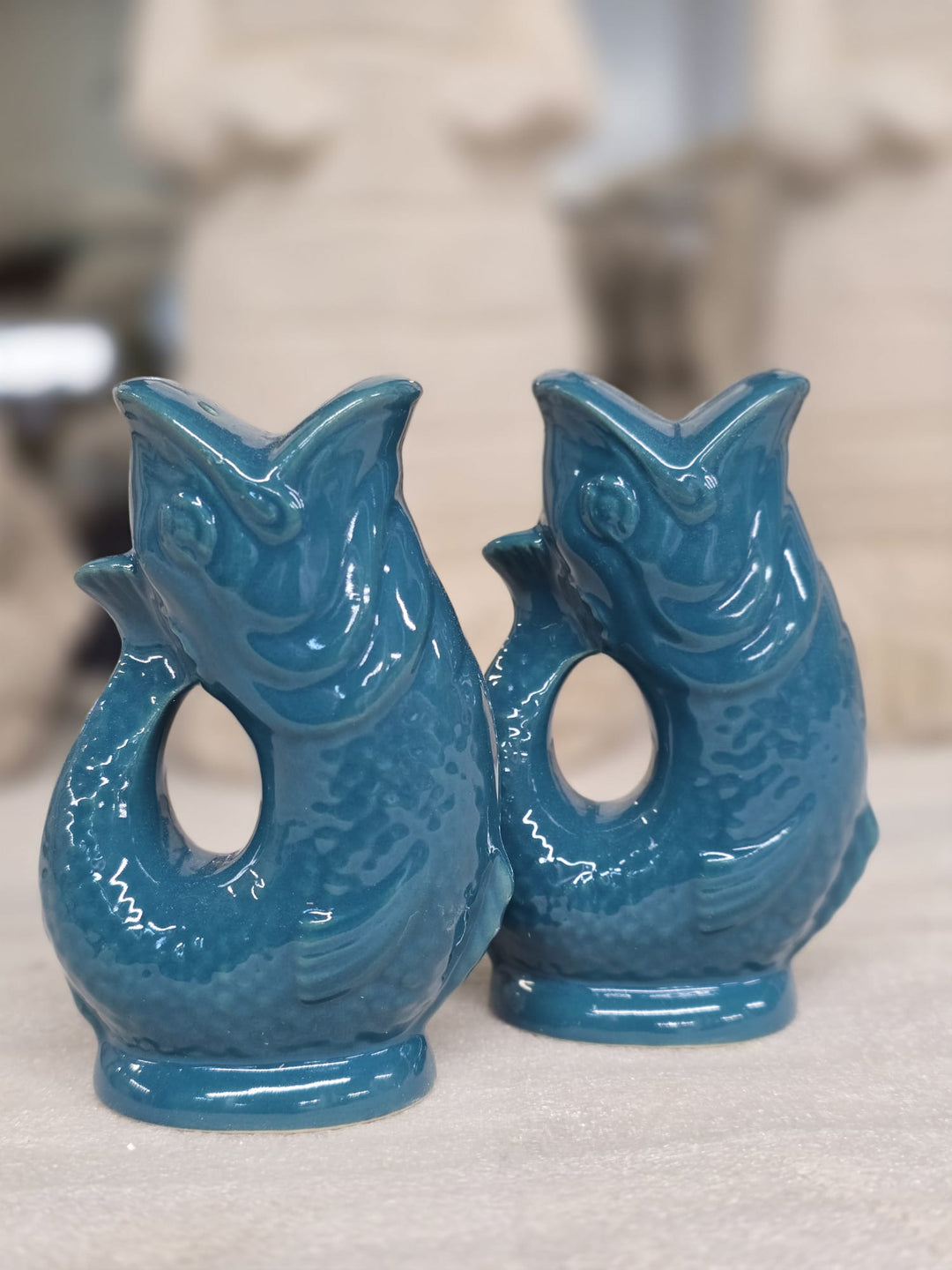 Salière et poivrière Gluggle Jug | Bleu pétrole