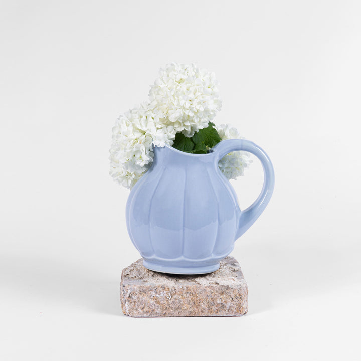Le pichet Melon - Porcelaine Bleu Pichets Ogre la Fabrique