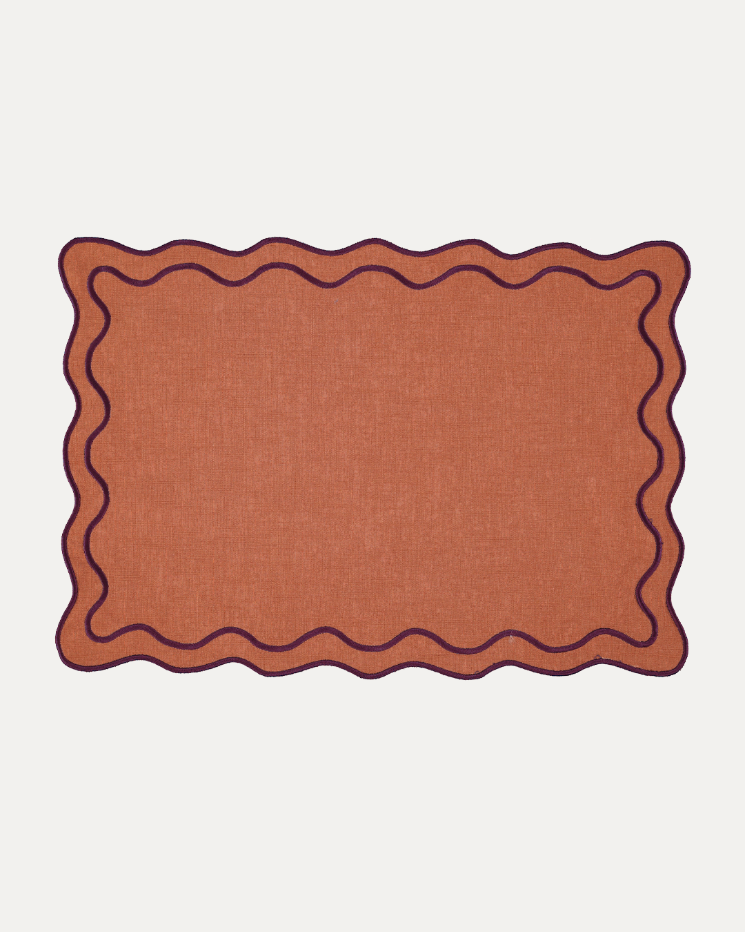 Beja Placemat, Terracotta on Terracotta