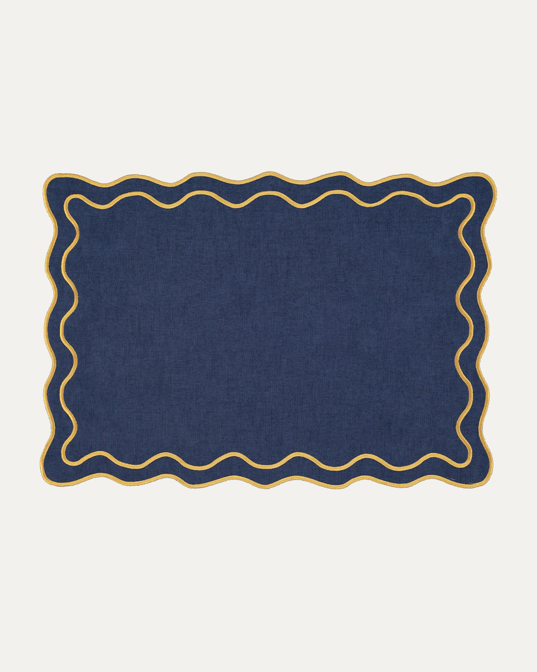 Set de table Beja bleu et jaune