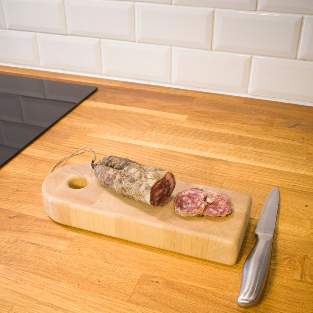 Planche en bois de bout de charme