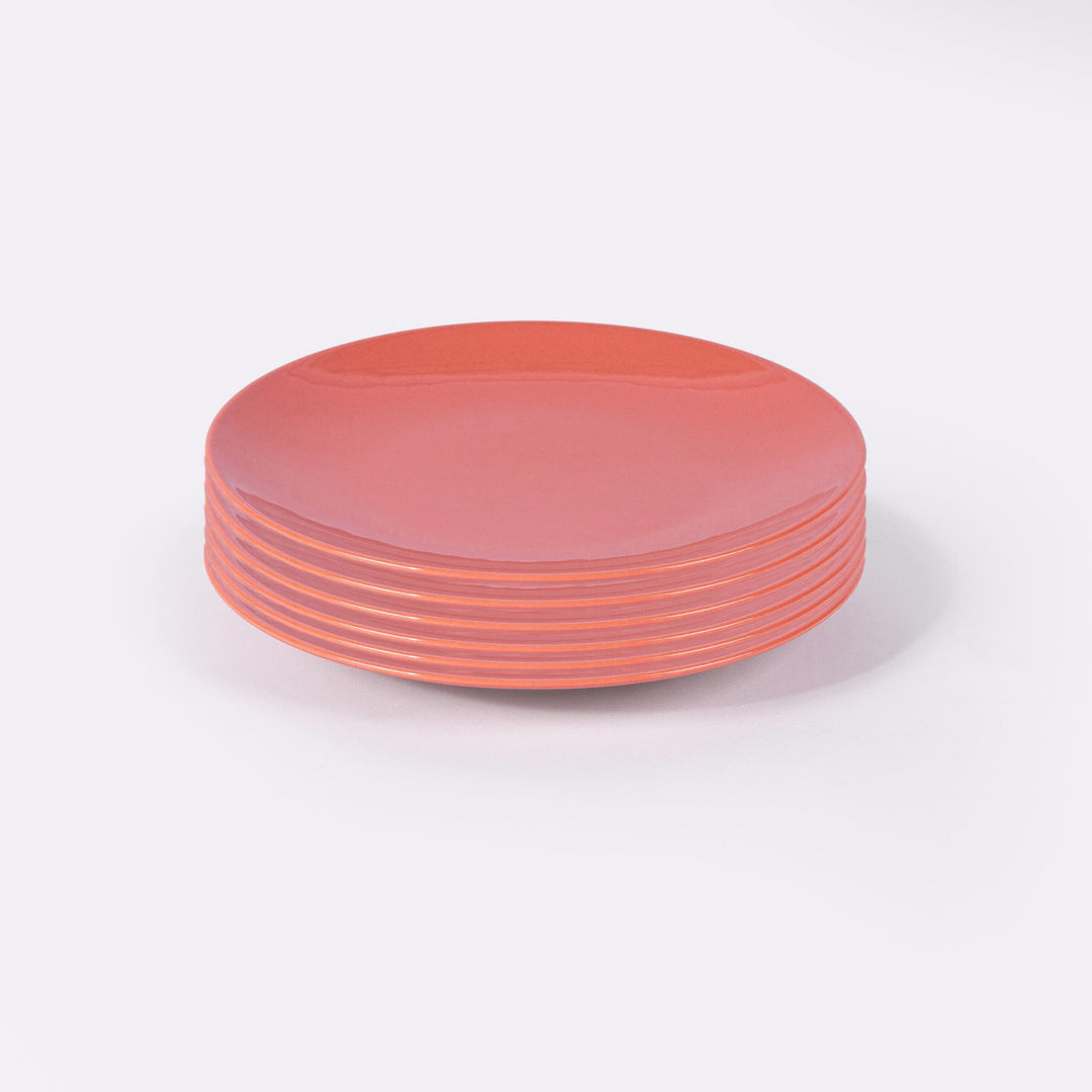 L'assiette à dessert en porcelaine ronde - Terracotta Assiettes à dessert Ogre la Fabrique