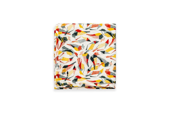 Nappe de table lin - Motif SABIÁ Nappes Sabia Brasilian Design