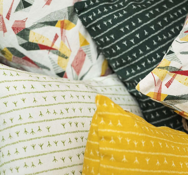 Housse de coussin lin 80x80 - Motif SABIÁ
