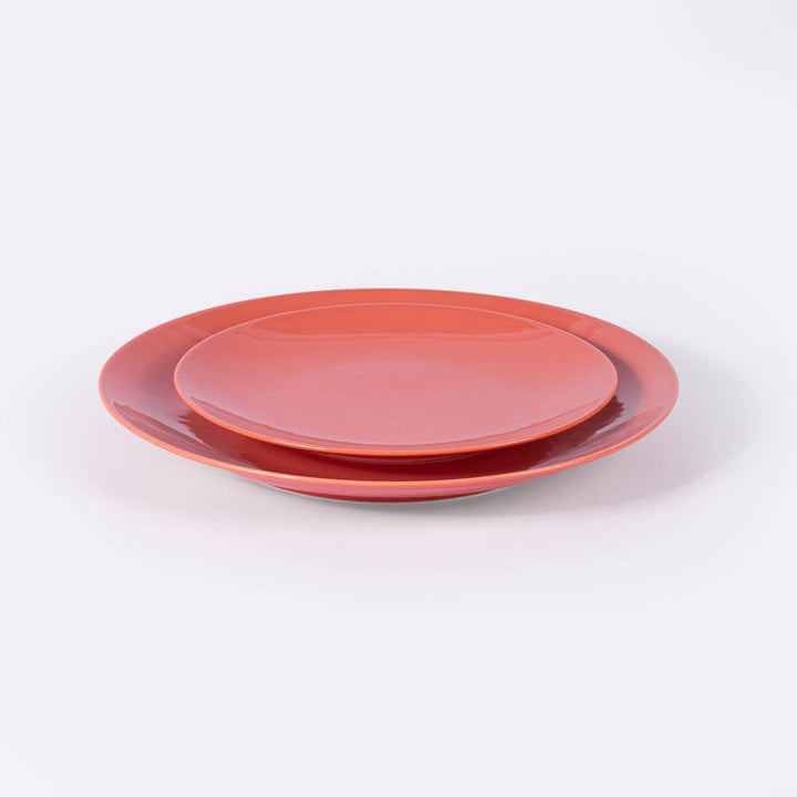 La grande assiette en porcelaine ronde - Terracotta Assiettes à diner Ogre la Fabrique