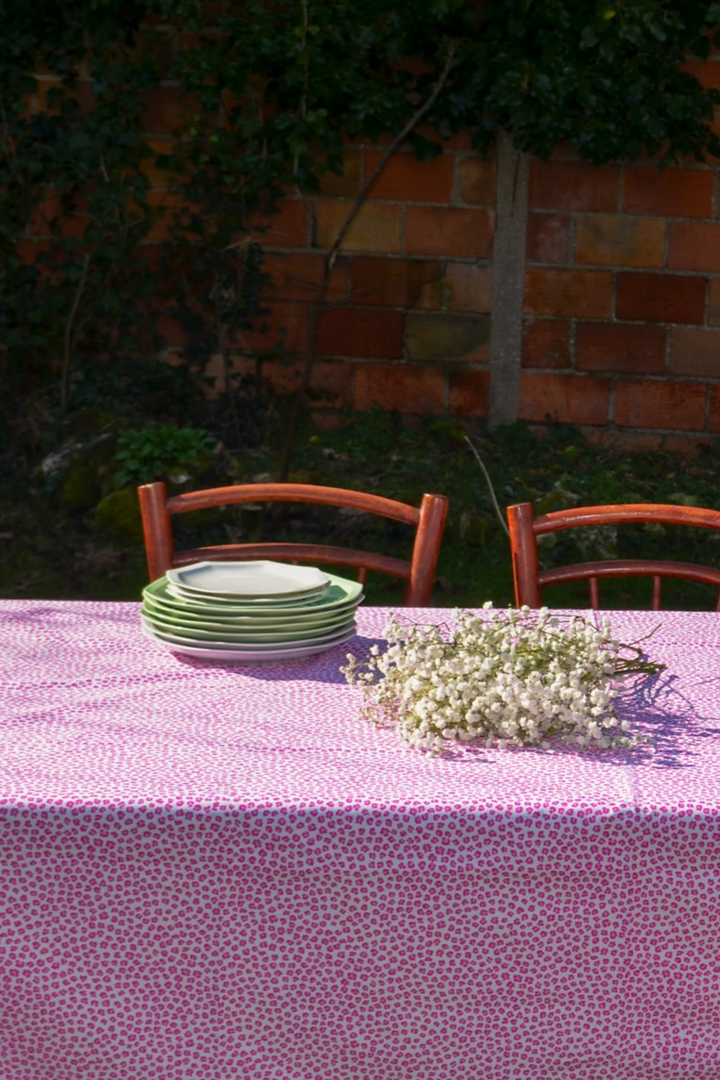 Nappe d'été Motif Graou rose