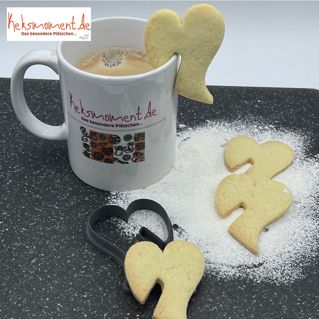Emporte-pièce Coeur pour rebord de tasse