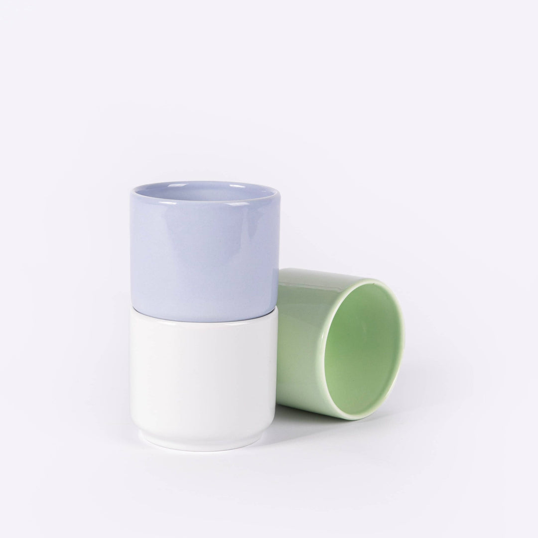 Tasse à café en porcelaine - Blanche Tasses Ogre la Fabrique
