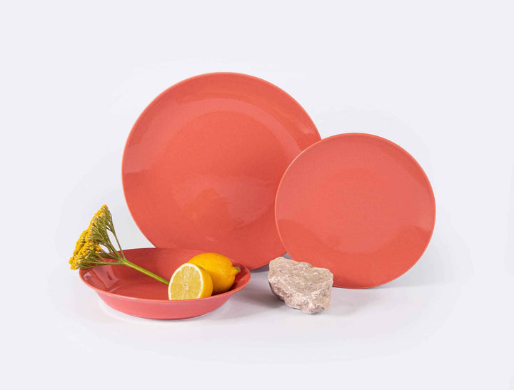 L'assiette creuse ronde en porcelaine - Terracotta Assiettes creuses Ogre la Fabrique