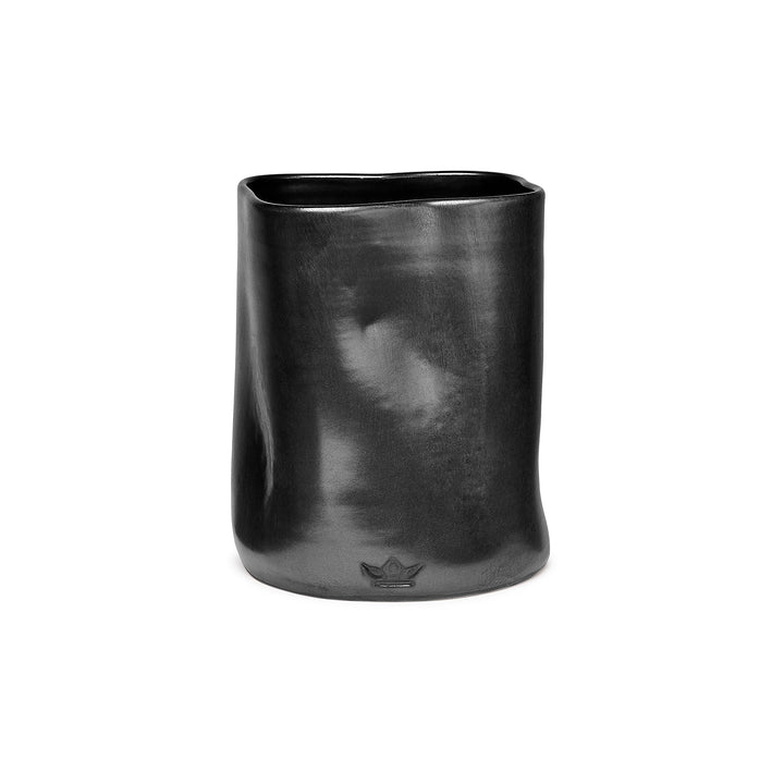 Porte-ustensiles bosselé - Noir mat