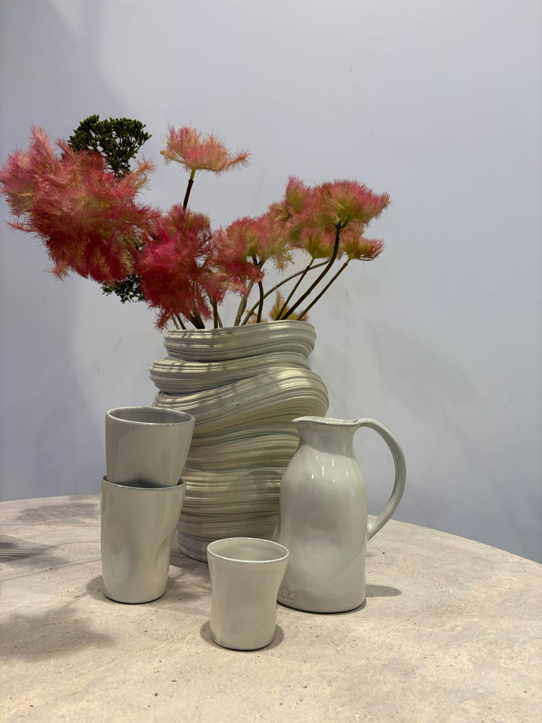 Tasse bosselée - la pièce - Blanc