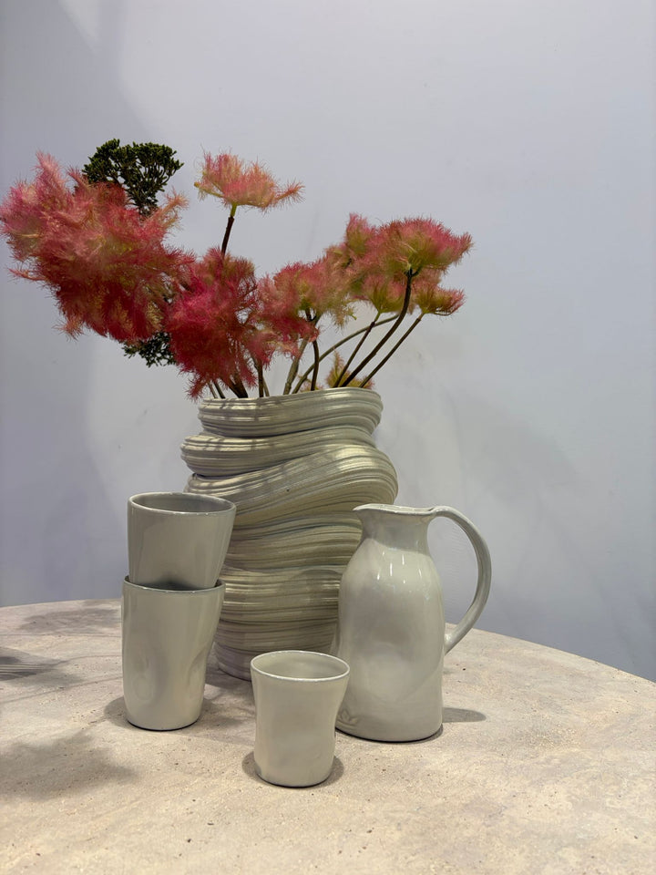 Tasse bosselée - la pièce - Blanc