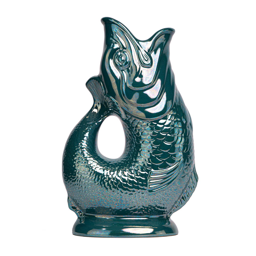 Authentic Gluggle Jug Fish | Gluggle jug | Iridescent teal