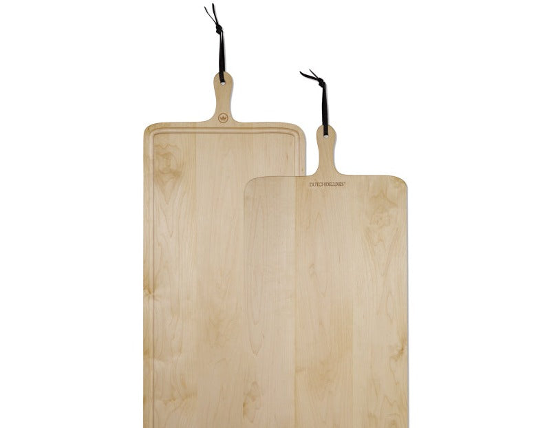 Planche BBQ XL Rectangulaire - Érable dur huilé Planches BBQ Dutchdeluxes