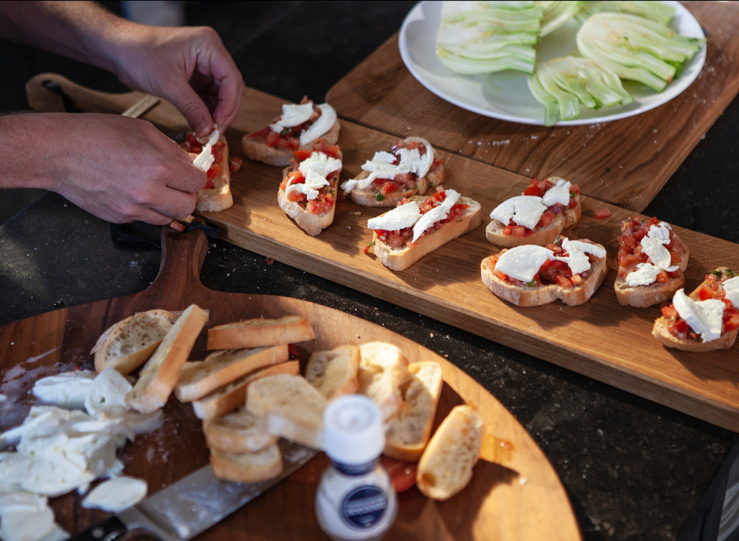 Planche BBQ XL Slim Fit - Noyer huilé Billots et planches Dutchdeluxes