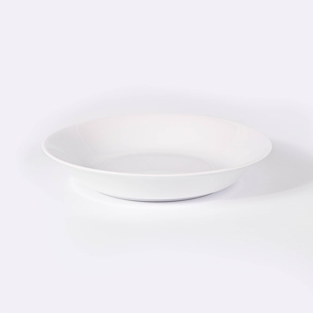 L'assiette creuse ronde en porcelaine de Limoges - Blanche Assiettes creuses Ogre la Fabrique