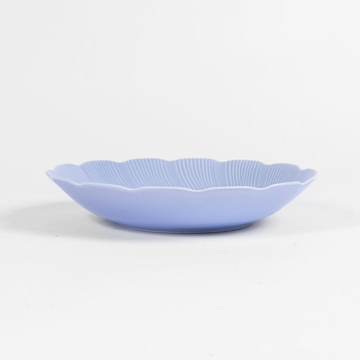 L'assiette creuse en porcelaine Tahiti - Bleu Assiettes creuses Ogre la Fabrique