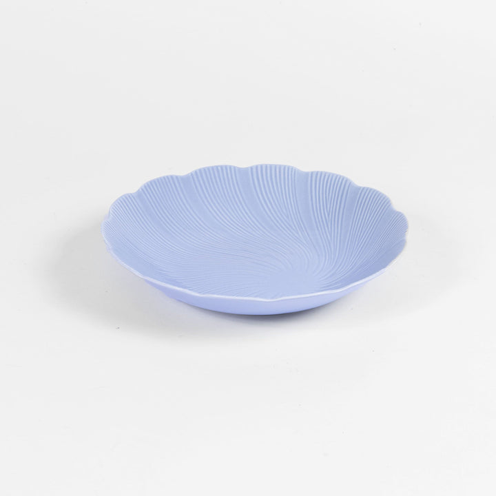 L'assiette creuse en porcelaine Tahiti - Bleu Assiettes creuses Ogre la Fabrique